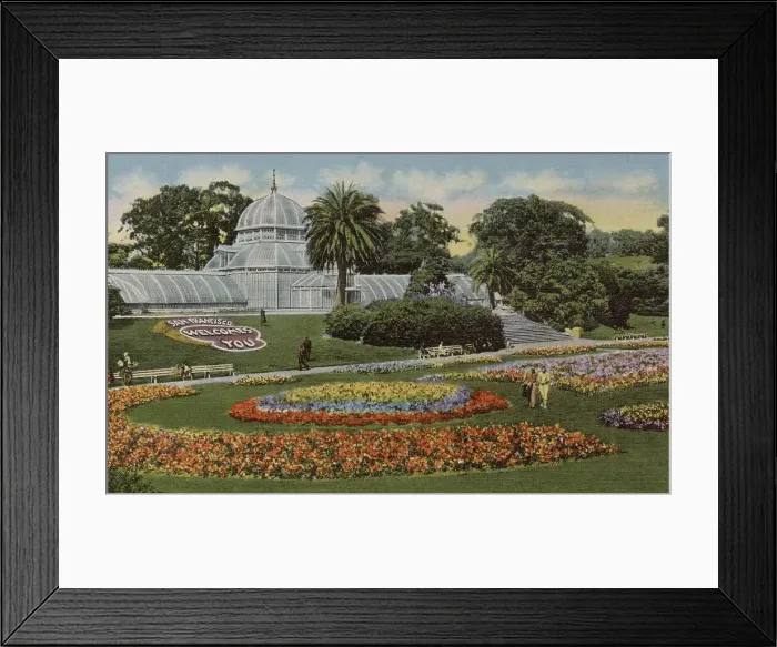 Framed Print : Conservatory, Golden Gate Park, San Francisco, California, USA Date: 1936 Framed Print : Conservatory, Golden Gate Park, San Francisco, California, USA Date: 1936