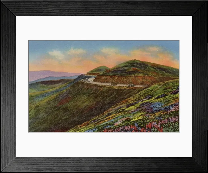 Framed Print : Twin Peaks, San Francisco, California, USA Date: 1936 Framed Print : Twin Peaks, San Francisco, California, USA Date: 1936
