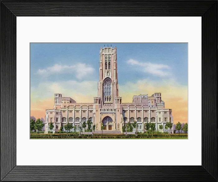 Framed Print : Scottish Rite Cathedral, Indianapolis, Indiana, USA Date: 1936 Framed Print : Scottish Rite Cathedral, Indianapolis, Indiana, USA Date: 1936