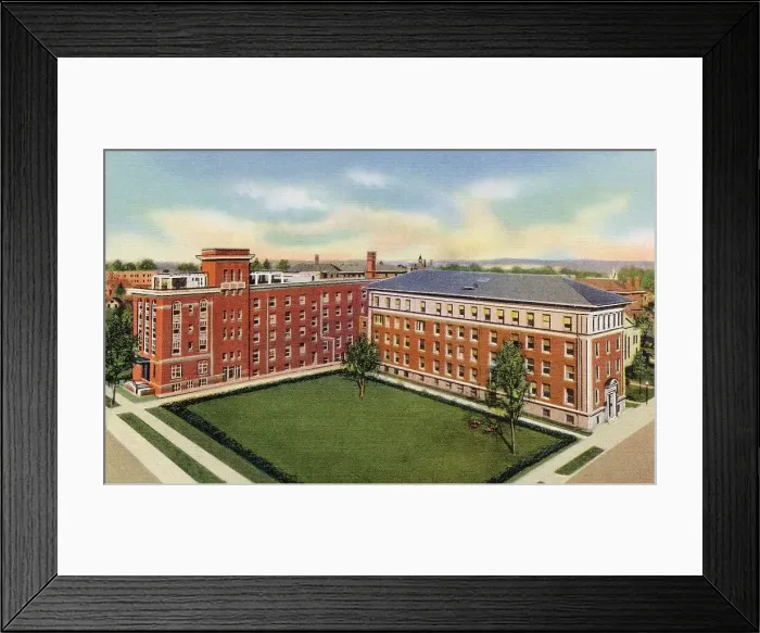 Framed Print : Worrell Hospital and Annex, Rochester, Minnesota, USA Date: 1934 Framed Print : Worrell Hospital and Annex, Rochester, Minnesota, USA Date: 1934