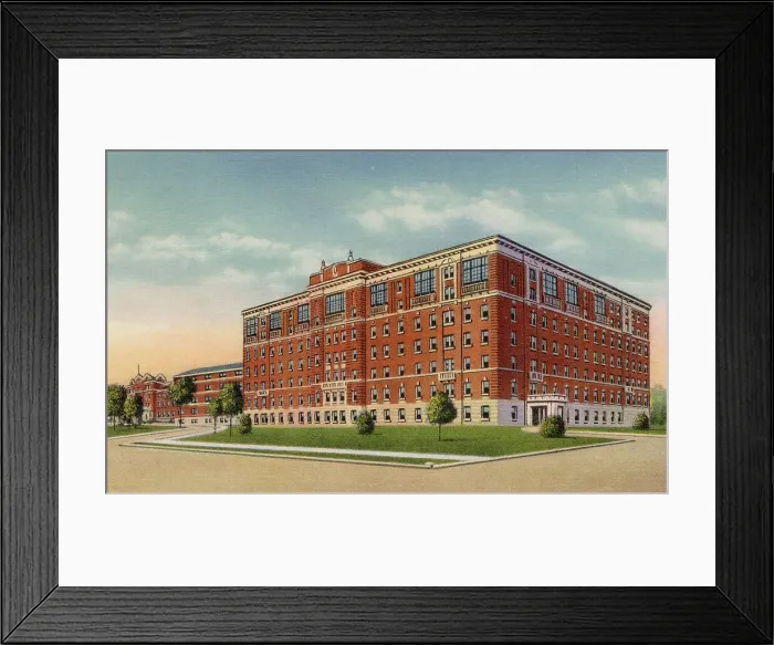 Framed Print : St Mary's Hospital, Rochester, Minnesota, USA Date: 1934 Framed Print : St Mary's Hospital, Rochester, Minnesota, USA Date: 1934