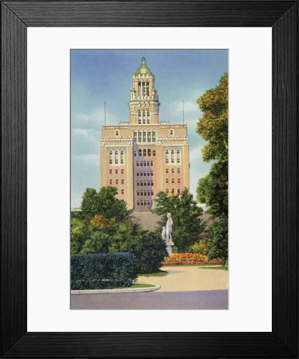 Framed Print : The Clinic, Rochester, Minnesota, USA Date: 1934 Framed Print : The Clinic, Rochester, Minnesota, USA Date: 1934