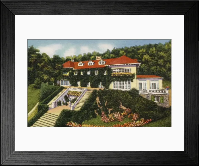 Framed Print : Country home, Rochester, Minnesota, USA Date: 1934 Framed Print : Country home, Rochester, Minnesota, USA Date: 1934