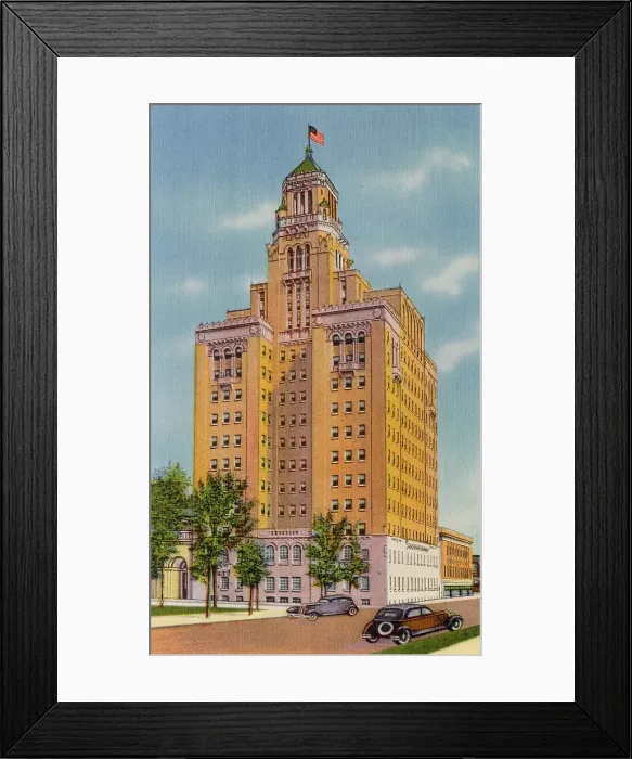 Framed Print : The Clinic, Rochester, Minnesota, USA Date: 1934 Framed Print : The Clinic, Rochester, Minnesota, USA Date: 1934