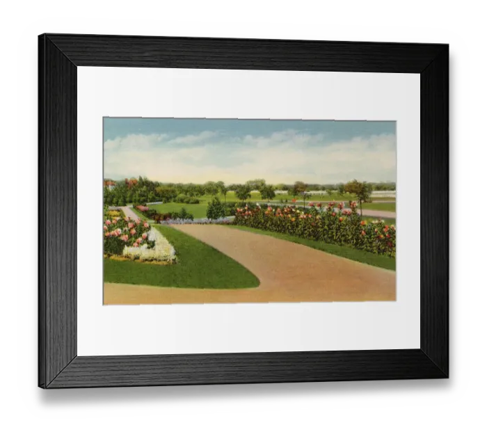 Framed Print : Soldiers Field (looking south), Rochester, Minnesota, USA Date: 1934 Framed Print : Soldiers Field (looking south), Rochester, Minnesota, USA Date: 1934
