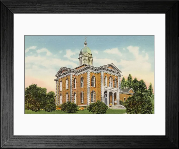 Framed Print : Court House, Rochester, Minnesota, USA Date: 1934 Framed Print : Court House, Rochester, Minnesota, USA Date: 1934