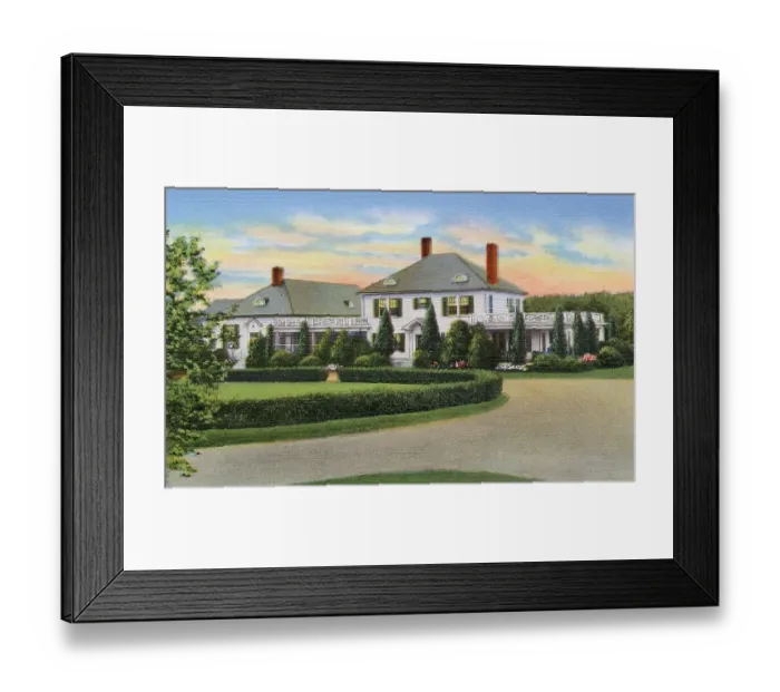 Framed Print : Starmount Forest Country Club, Greensboro, North Carolina, USA Date: 1943 Framed Print : Starmount Forest Country Club, Greensboro, North Carolina, USA Date: 1943