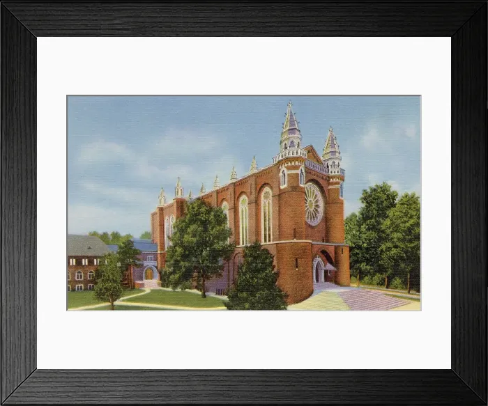 Framed Print : First Presbyterian Church, Greensboro, North Carolina, USA Date: 1943 Framed Print : First Presbyterian Church, Greensboro, North Carolina, USA Date: 1943