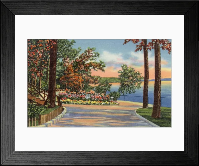 Framed Print : Scene at Olivet Camp, Lake Geneva, Wisconsin, USA Date: 1936 Framed Print : Scene at Olivet Camp, Lake Geneva, Wisconsin, USA Date: 1936