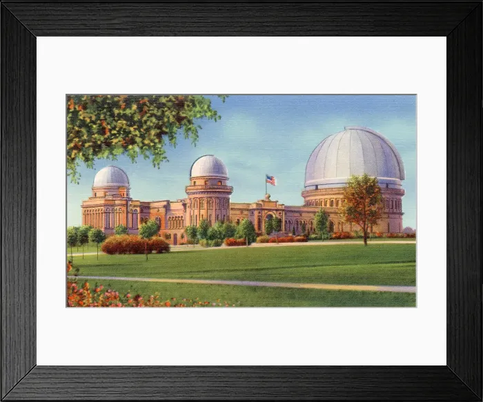 Framed Print : Yerkes Observatory, Williams Bay, Lake Geneva, Wisconsin, USA Date: 1936 Framed Print : Yerkes Observatory, Williams Bay, Lake Geneva, Wisconsin, USA Date: 1936