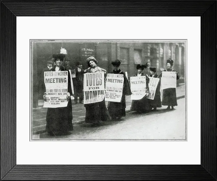 Framed Print : Votes For Women 1907 Framed Print : Votes For Women 1907