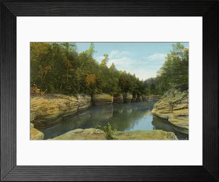 Framed Print : Navy Yard, Wisconsin River, Wisconsin, USA Date: 1932 Framed Print : Navy Yard, Wisconsin River, Wisconsin, USA Date: 1932