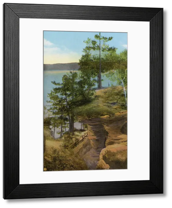 Framed Print : The Toad Stool, Wisconsin River, Wisconsin, USA Date: 1932 Framed Print : The Toad Stool, Wisconsin River, Wisconsin, USA Date: 1932
