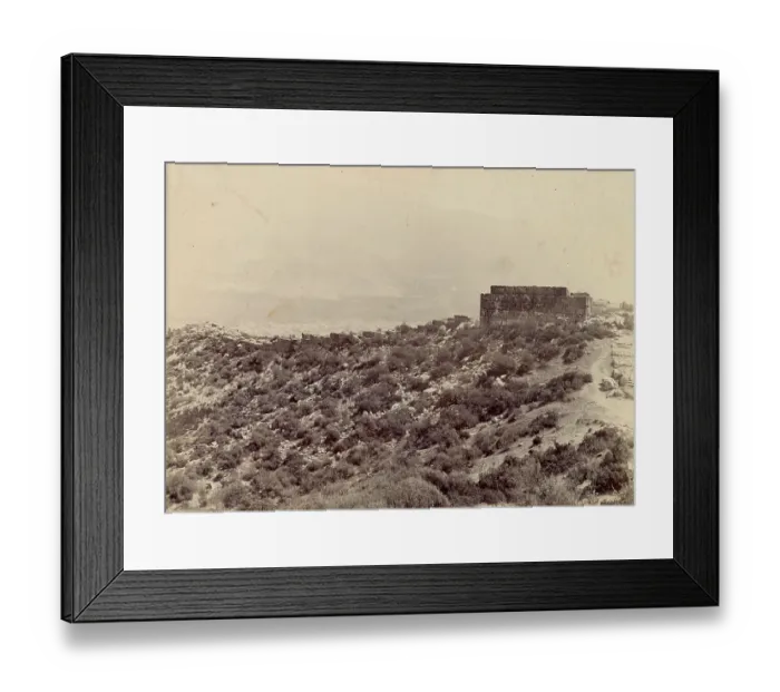 Framed Print : City wall (dating back to 290 BCE) and panorama, Volos, Thessaly, Greece Date: circa 1890s Framed Print : City wall (dating back to 290 BCE) and panorama, Volos, Thessaly, Greece Date: circa 1890s
