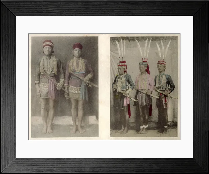 Framed Print : A dance of the natives of Formosa (now Taiwan) Date: circa 1890s Framed Print : A dance of the natives of Formosa (now Taiwan) Date: circa 1890s