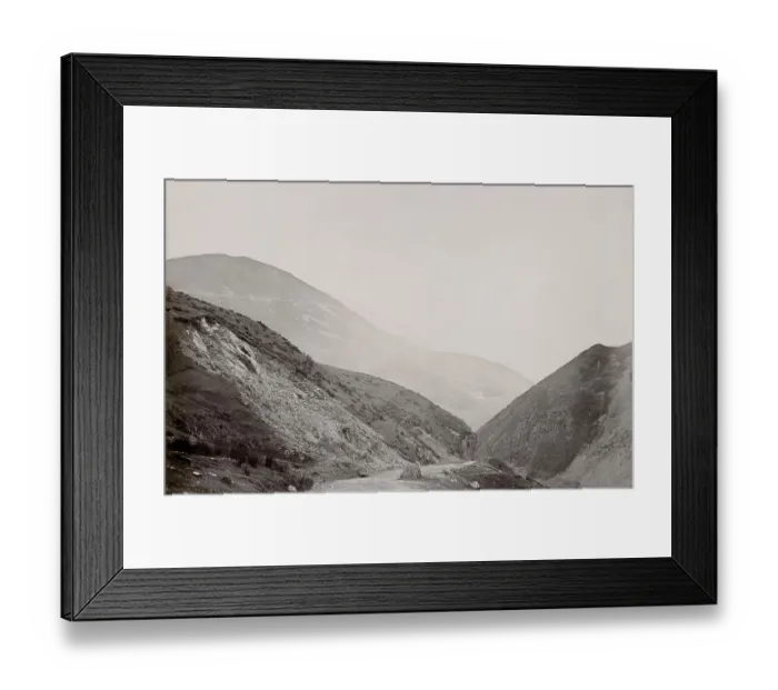 Framed Print : View of Sychnant Pass, North Wales Date: circa 1889 Framed Print : View of Sychnant Pass, North Wales Date: circa 1889
