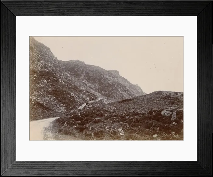Framed Print : View of Sychnant Pass, North Wales Date: circa 1889 Framed Print : View of Sychnant Pass, North Wales Date: circa 1889