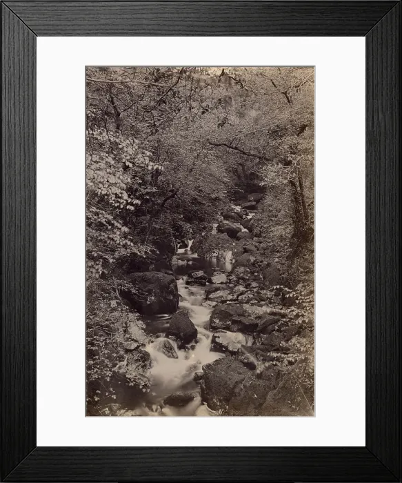 Framed Print : Torrent Walk, Dolgellau, North Wales Date: circa 1889 Framed Print : Torrent Walk, Dolgellau, North Wales Date: circa 1889