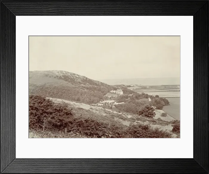 Framed Print : View of Colwyn Bay (from near flagstaff), North Wales Date: circa 1889 Framed Print : View of Colwyn Bay (from near flagstaff), North Wales Date: circa 1889