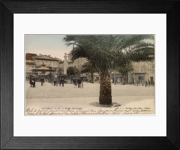 Framed Print : Place Nationale, Antibes, Alpes Maritimes, South of France Date: circa 1905 Framed Print : Place Nationale, Antibes, Alpes Maritimes, South of France Date: circa 1905