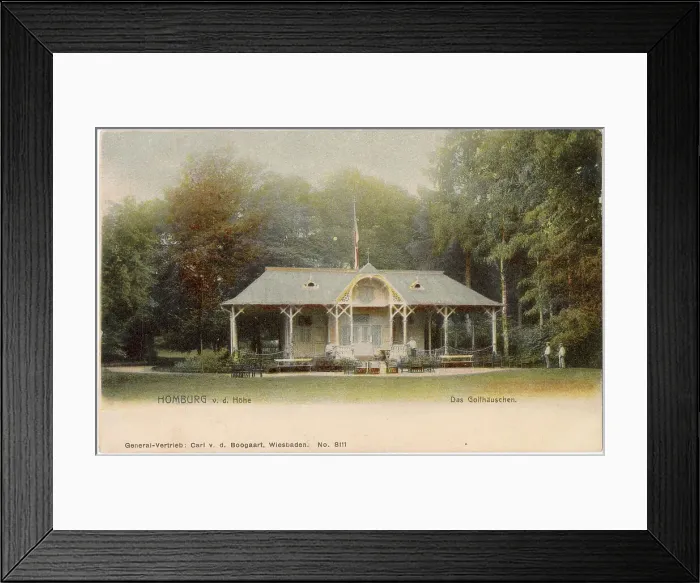 Framed Print : Golf club house, Bad Homburg, Germany, founded in 1899. Date: circa 1902 Framed Print : Golf club house, Bad Homburg, Germany, founded in 1899. Date: circa 1902