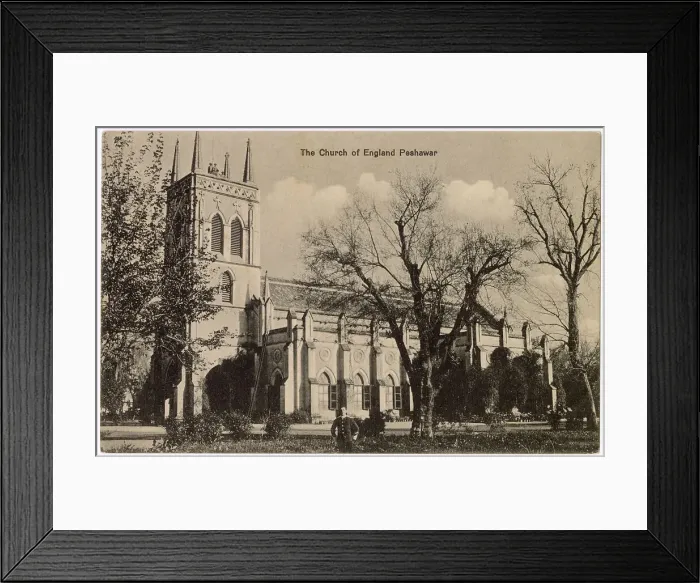 Framed Print : Church of England building, Peshawar City, British India (now in Pakistan, called Chowk Yadgar). Date: circa 1910s Framed Print : Church of England building, Peshawar City, British India (now in Pakistan, called Chowk Yadgar). Date: circa 1910s