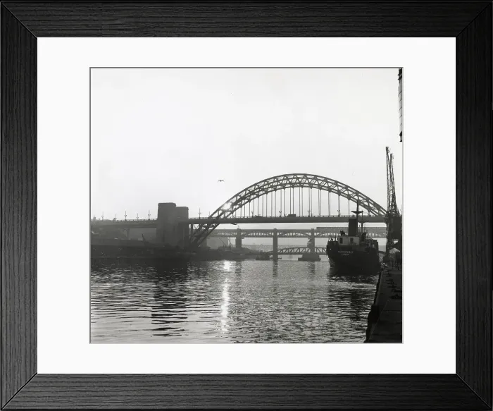 Framed Print : View of the Tyne Bridge at Newcastle upon Tyne. Date: 1960s Framed Print : View of the Tyne Bridge at Newcastle upon Tyne. Date: 1960s