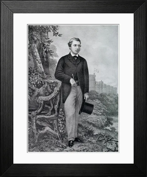Framed Print : Royal Highness the Prince of Wales, (1841 - 1910), later Edward VII, King of the United Kingdom of Great Britain and Ireland and Emperor of India from 22 January 1901 until his death Framed Print : Royal Highness the Prince of Wales, (1841 - 1910), later Edward VII, King of the United Kingdom of Great Britain and Ireland and Emperor of India from 22 January 1901 until his death