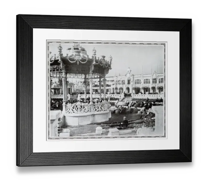 Framed Print : The Franco-British Exhibition, to celebrated the Entente Cordiale signed in 1904 by the United Kingdom and France