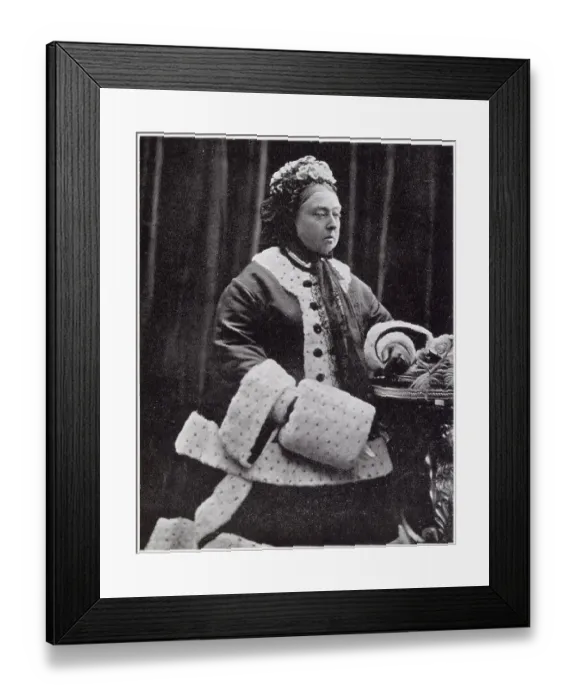 Framed Print : Queen VIctoria (1819 - 1901), Queen of the United Kingdom of Great Britain and Ireland from 20 June 1837 until her death in 1901. Photograph taken on Thanksgiving Day. Date: 27th February 1872 Framed Print : Queen VIctoria (1819 - 1901), Queen of the United Kingdom of Great Britain and Ireland from 20 June 1837 until her death in 1901. Photograph taken on Thanksgiving Day. Date: 27th February 1872