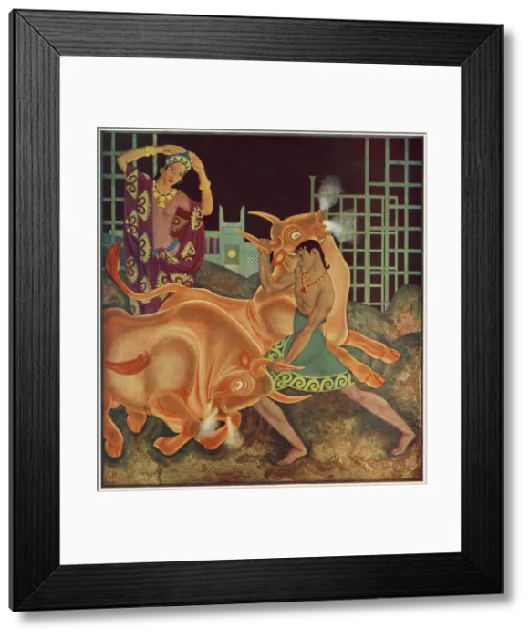 Framed Print : Jason and Medea - Edmund Dulac Framed Print : Jason and Medea - Edmund Dulac