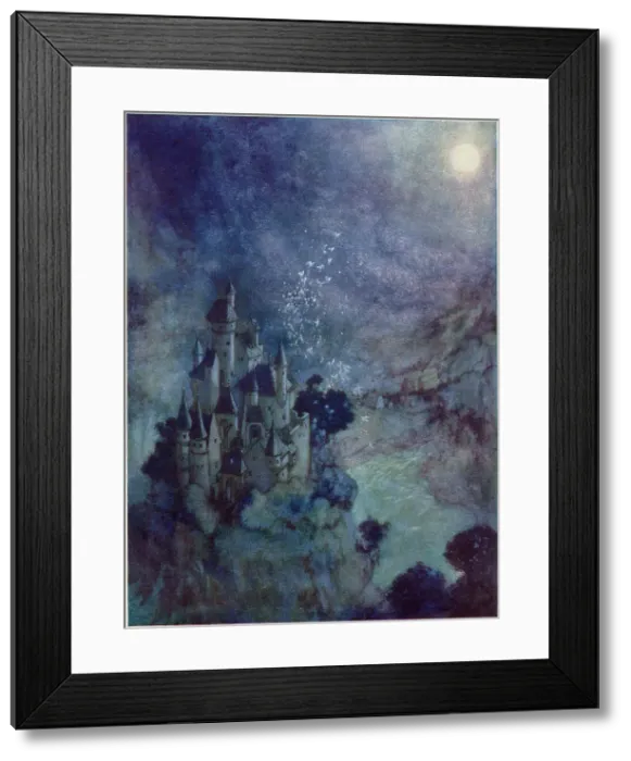 Framed Print : Fairy-land by Edgar Allan Poe, Dulac illustration Framed Print : Fairy-land by Edgar Allan Poe, Dulac illustration
