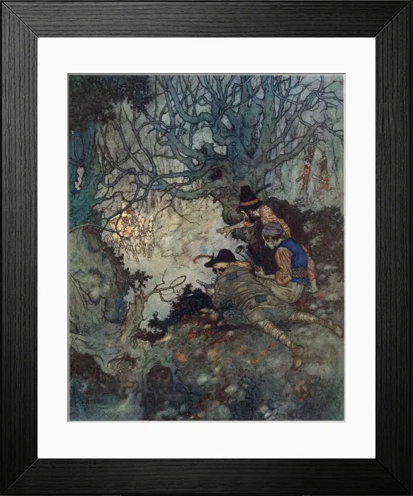 Framed Print : The Snow Queen - Edmund Dulac Framed Print : The Snow Queen - Edmund Dulac