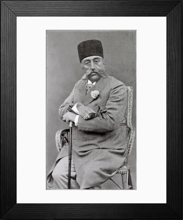 Framed Print : Shah of Persia Framed Print : Shah of Persia