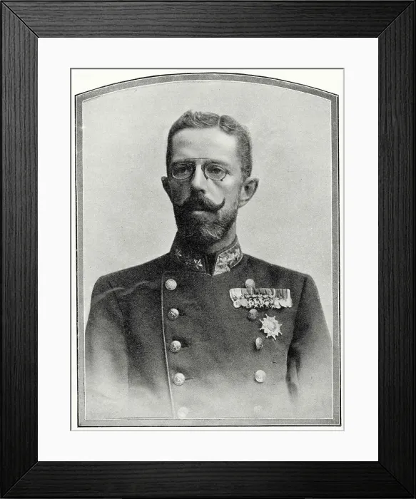 Framed Print : Death of the late Oscar II (1829 - 1907), King of Sweden, commemorate front cover of The Graphic. Date: December 1907 Framed Print : Death of the late Oscar II (1829 - 1907), King of Sweden, commemorate front cover of The Graphic. Date: December 1907