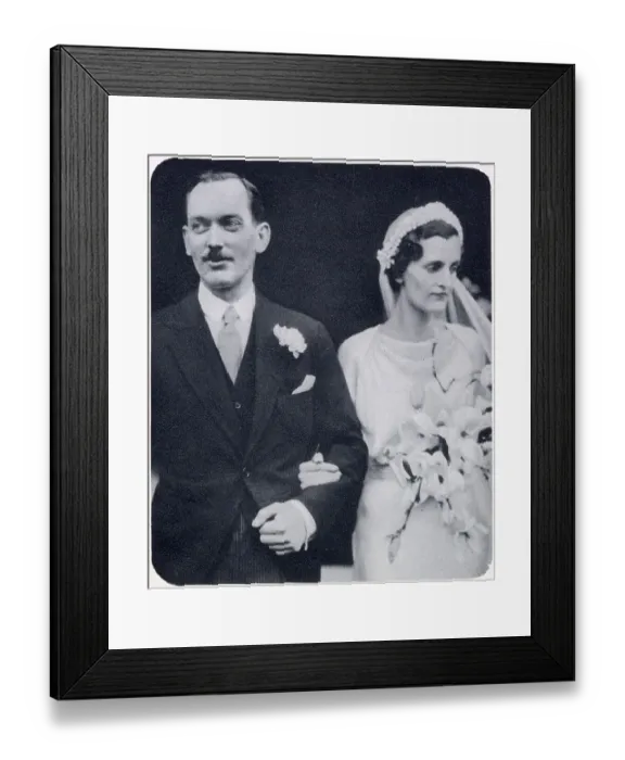 Framed Print : Wedding of Lord William Scott & Rachel Douglas Home Framed Print : Wedding of Lord William Scott & Rachel Douglas Home