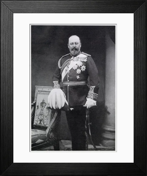 Framed Print : Albert Edward, Prince of Wales - Field-Marshal Framed Print : Albert Edward, Prince of Wales - Field-Marshal