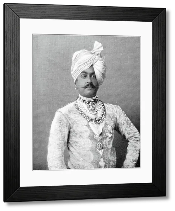 Framed Print : Lieutenant-General Sir Pratap Singh, (1845 - 1922), decorated British Indian Army officer, Maharaja of the princely state of Idar (Gujarat), administrator and Regent of Jodhpur and heir to Ahmednagar later renamed as Himmatnagar from 1902 to 1911 Framed Print : Lieutenant-General Sir Pratap Singh, (1845 - 1922), decorated British Indian Army officer, Maharaja of the princely state of Idar (Gujarat), administrator and Regent of Jodhpur and heir to Ahmednagar later renamed as Himmatnagar from 1902 to 1911