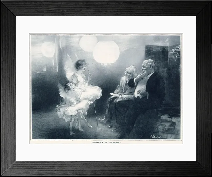 Framed Print : Two children putting on a ballet show for their grandparents. Date: 1933 Framed Print : Two children putting on a ballet show for their grandparents. Date: 1933
