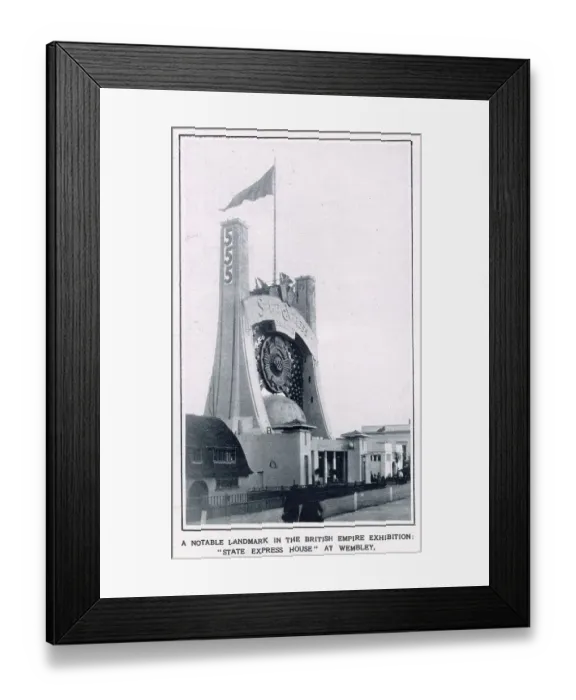 Framed Print : Accessible by rail, standing 150 ft high on 16, 000 sq. ft space, the British Empire Exhibition in Wembley, London. Date: 1924 Framed Print : Accessible by rail, standing 150 ft high on 16, 000 sq. ft space, the British Empire Exhibition in Wembley, London. Date: 1924