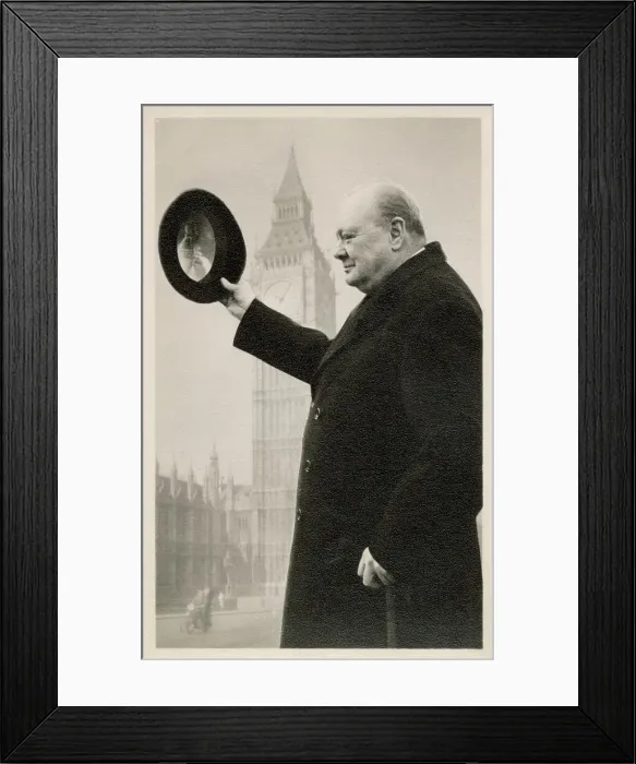 Framed Print : Sir Winston Churchill Framed Print : Sir Winston Churchill