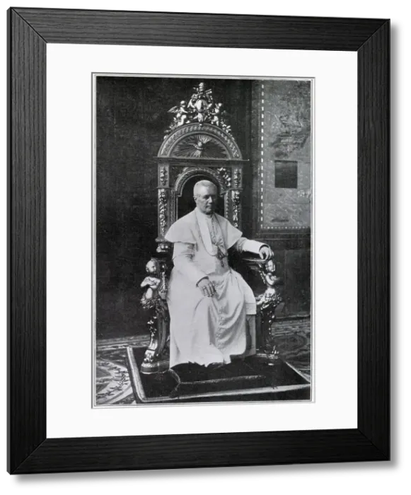 Framed Print : Pope Pius X Framed Print : Pope Pius X