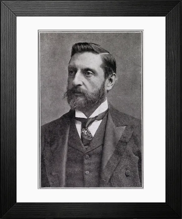 Framed Print : Sir Henry Rider Haggard (1856 - 1925), writer of She and other adventure stories. Date: 1904 Framed Print : Sir Henry Rider Haggard (1856 - 1925), writer of She and other adventure stories. Date: 1904