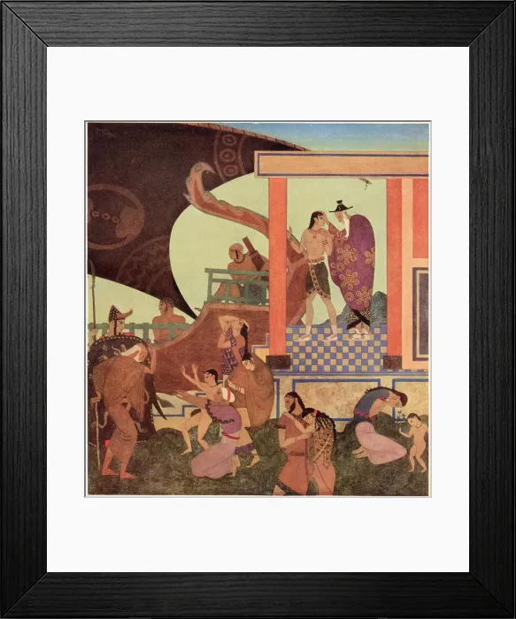 Framed Print : Theseus and the Minotaur Framed Print : Theseus and the Minotaur