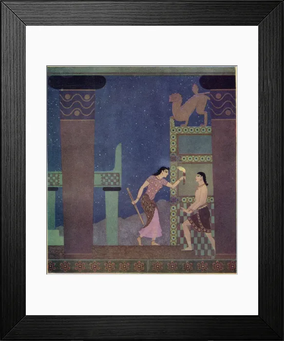Framed Print : Theseus and Ariadne Framed Print : Theseus and Ariadne