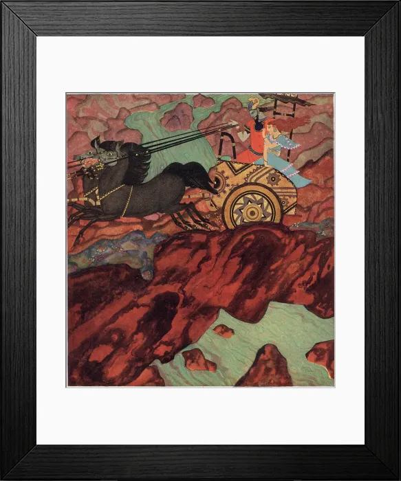 Framed Print : King Pluto in his chariot Framed Print : King Pluto in his chariot