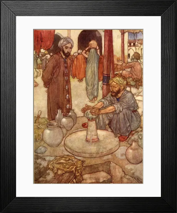 Framed Print : Rubaiyat of Omar Khayyam Framed Print : Rubaiyat of Omar Khayyam