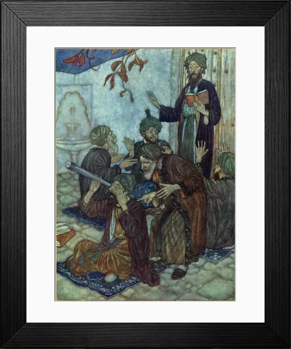 Framed Print : Rubaiyat of Omar Khayyam Framed Print : Rubaiyat of Omar Khayyam