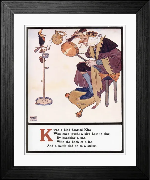Framed Print : K was a kind-hearted King Framed Print : K was a kind-hearted King