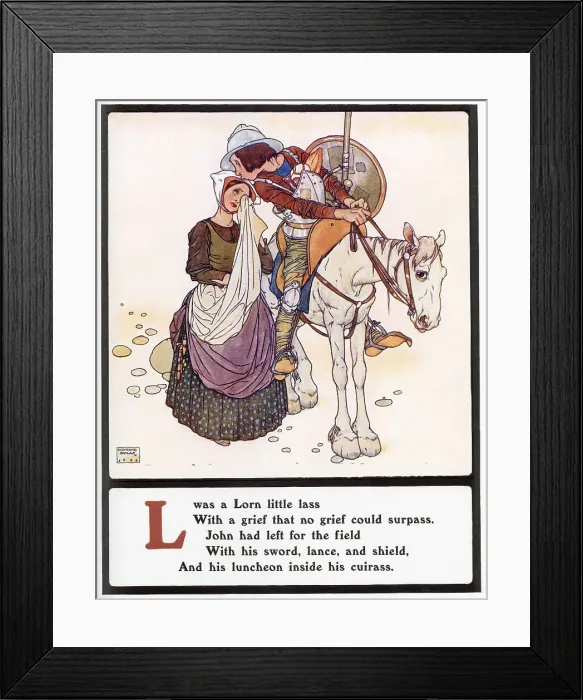 Framed Print : L was a Lorn little lass Framed Print : L was a Lorn little lass